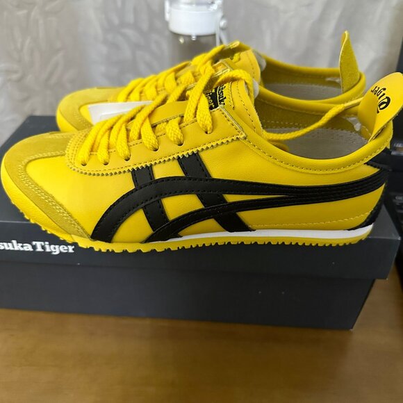 Women's Onitsuka Tiger Mexico 66 Yellow - Picture 1 of 6